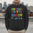 Master Builder Birthday Boy's Daddy Building Bricks Blocks Men Sweatshirt Master Builder Birthday Boy's Daddy Building Bricks Blocks Men Sweatshirt