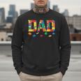 Master Builder Dad Birthday Boy Building Bricks Blocks Daddy Men Sweatshirt
