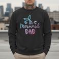 Mermaid Dad Merman Daddy Dad Family Matching Birthday Men Sweatshirt