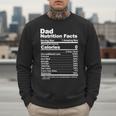 Miftees Fathers Day Tees Dad Nutrition Facts Men Sweatshirt Miftees Fathers Day Tees Dad Nutrition Facts Men Sweatshirt
