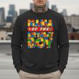 Mom And Dad Mama Birthday Boy Building Bricks Family Party Men Sweatshirt