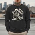 Mustache Dad Father’s Day Save A Horse Ride A Mustache Men Sweatshirt