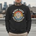 Nerdy Dads Build Character RPG Gaming Father's Day For Dad Men Sweatshirt