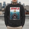 Newfoundland Dog Newfie Lab Jowls Burger Dog Mom Dad Men Sweatshirt