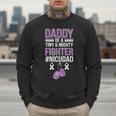 NICU Dad Micro Preemie Baby Dad Of NICU Warrior Appreciation Men Sweatshirt