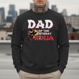 Ninja Birthday Party Dad Of The Birthday Ninja Small Men Sweatshirt