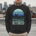 Ofishally Retired Fishing Retro Retirement Dad Men Men Sweatshirt Ofishally Retired Fishing Retro Retirement Dad Men Men Sweatshirt