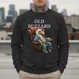 Old Buzzard Bird Old Man Grandpa Recliner Dads Joke Men Sweatshirt