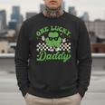 One Lucky Daddy St Patricks Day Dad Father Men Sweatshirt