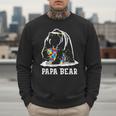 Papa Bear Autism Awareness Autism Matching Family Dad Men Sweatshirt