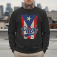 Papi Puerto Rican Dad Puerto Rico Pride Boricua Father's Day Men Sweatshirt