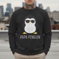 Penguin Papa Father's & Cute Dad Men Sweatshirt