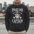 Pirate Dad I Be The Captain Of This Here Crew Pirate Dad Men Sweatshirt