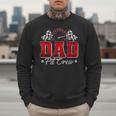 Pit Crew Race Car Racing Dad Family Birthday Party Men Sweatshirt