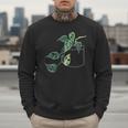 Plant Dad Plant Mom Grow Monstera Adansonii Urban Gardener Men Sweatshirt
