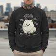 Pomeranian Anatomy Cute Pet Pom Mom Dog Dad For Men Women Girls Kids Men Sweatshirt