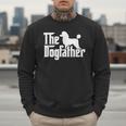 Poodle The Dogfather Cool Dog Daddy Dad Papa Father Men Kids Men Sweatshirt