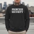 Princess Security Matching Boys Dad Mom Vintage Birthday Men Sweatshirt