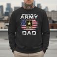 Proud To Be An Army Dad With American Flag Veteran Men Sweatshirt