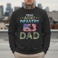Proud Army Dad-Army Infantry Dad Camouflage Graphics Army Men Sweatshirt