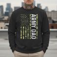 Proud Army Dad United States USA Flag For Father's Day Men Sweatshirt
