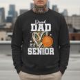 Proud Dad Of A 2026 Senior Basketball Graduation Leopard Men Sweatshirt