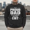 Proud Dad Of a Freaking Awesome EMT Emergency Medical Men Sweatshirt Proud Dad Of a Freaking Awesome EMT Emergency Medical Men Sweatshirt