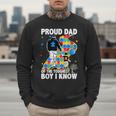 Proud Dad Of The Toughest Boy Autism Awareness Father Autism Men Sweatshirt Proud Dad Of The Toughest Boy Autism Awareness Father Autism Men Sweatshirt