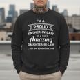 Proud Father In Law Shirt Dad Fathers Day Ideas Men Sweatshirt