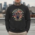 Proud Mastiff Dad American Flag Patriotic Mastiff Dad Men Sweatshirt
