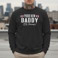 Proud New Dad It's Twins Girl Baby Announcement Father's Day Men Sweatshirt