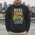 Reel Cool Dad Fathers Day Fishing Outdoors Men Sweatshirt