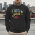 Reel Cool Dad Fishing Shirt Father's Day Fisherman Men Sweatshirt