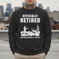 Retirement 2025 Retire Deer Hunting Retired For Dad Men Sweatshirt