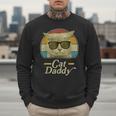 Retro Cat Daddy 80s 90s Style Sunglasses Men Sweatshirt