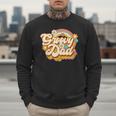 Retro Groovy Dad Family Birthday 60s 70s Hippie Costume Men Sweatshirt