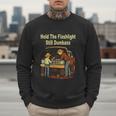 Retro Hold The Flashlight Still Dumbass Car Fixing Dad Son Men Sweatshirt