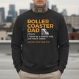 Roller Coaster Dad Definition Best Dad Ever Men Sweatshirt
