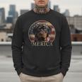 Rottie Dog Mom Dad 'Merica Rottweiler Men Sweatshirt
