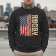 Rugby Blood Sweat Bruises Rugby Player Coach Dad Mom Men Sweatshirt