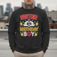 Sister Of The Birthday Boy Family Matching Dad Mom Men Sweatshirt