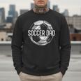 Soccer Dad Family Matching Team Player Sport Lover Papa Men Sweatshirt