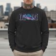 Space Mom Family Matching Dad Space Birthday Theme Party Men Sweatshirt