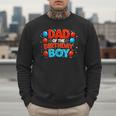 Spider Birthday Party Dad Of The Birthday Boys Spider Webs Men Sweatshirt
