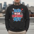 Spider Web Dad Of The Birthday Boy Men Sweatshirt