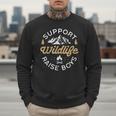 Support Wildlife Raise Boys Parent Mom & Dad Men Sweatshirt