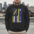 T21 Dad American Flag Down Syndrome Awareness Men Sweatshirt T21 Dad American Flag Down Syndrome Awareness Men Sweatshirt