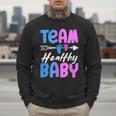 Team Healthy Baby Gender Reveal Pregnancy Mom Dad Men Sweatshirt