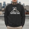 Tortoise Dad Tortoise With Sunglasses Vintage Tortoise Dad Men Sweatshirt