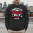 Tuxedo Cat Owner Tuxedo Cat Dad Tuxedo Cat Mom Men Sweatshirt